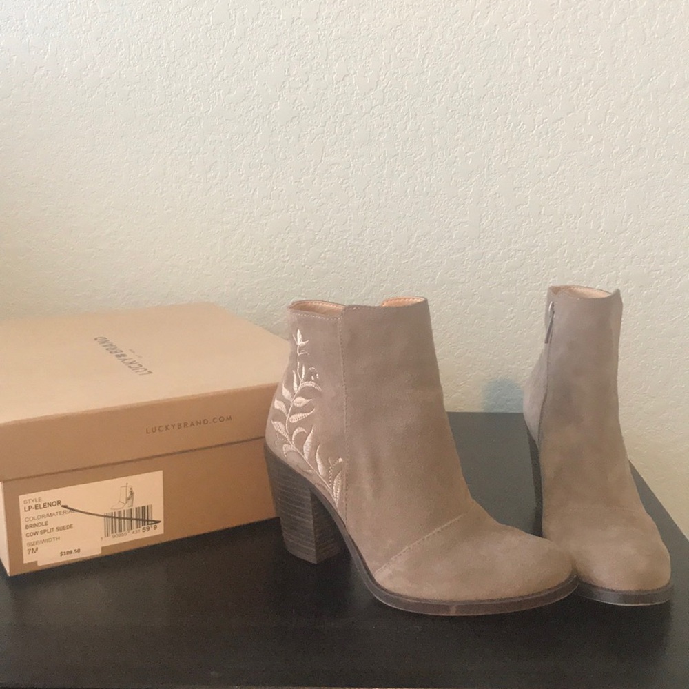 Lucky Brand LP-Elenor ankle boots.